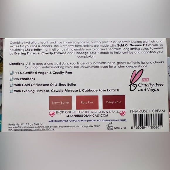 Primrose + Cream Lip & Cheek Cream Palette - Picture 4 of 6